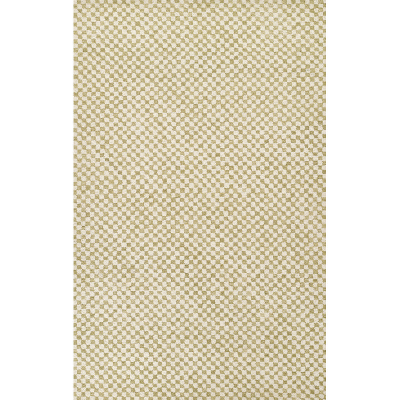 Tapis vert en laine touffeté à la main Momeni Charles, Rectangulaire 2 pi x 3 pi
