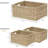 Wicker Basket, Set Of 3 Hand-Woven Storage Baskets For Organizing, Seagrass Wicker Storage Basket Bins With Handles, Small Toilet Paper Storage Baskets For Shelves Pantry Baskets (Seagrass)