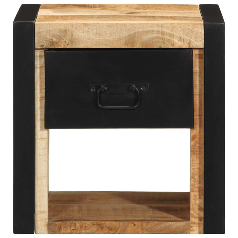 40cm W Solid Wood Bedside Table