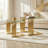 2 Pieces Gold  cofee Table set