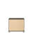 Dark Champagne Nightstand With Enhanced Visual Appeal Modern Framework Structure