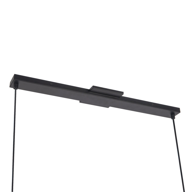 Atlas 42-in Black Linear Pendant