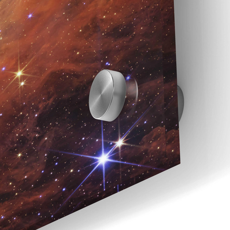 «Cosmic Cliff 2 in the Carina Nebula» par la NASA, art mural en verre acrylique, H 24 po x l 48 po