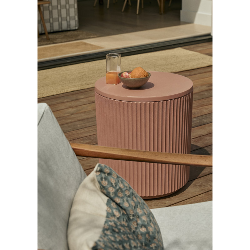 Veradek Chill Side Table, Terracotta