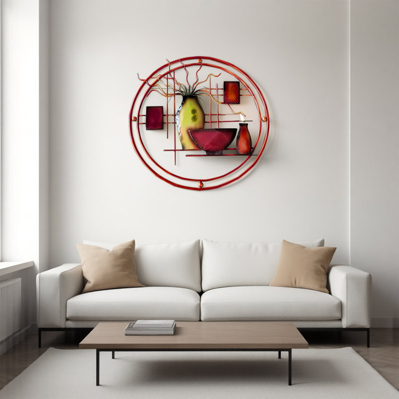 Décoration murale vase