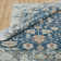 Jousha Oriental Power Loom Machine Woven Wool Area Rug in Blue/Gray