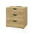 3 Drawer Nightstand With Charging Station,cutout Handles, Bedside Table With Storage Drawers For Bedroom-1028830159