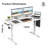 Buchholtz 120cm W Board Height Adjustable Rectangle Standing Desk-1369404262