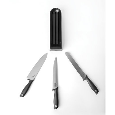 Tasty+ In-Drawer Knife Organizer plus 3 knives