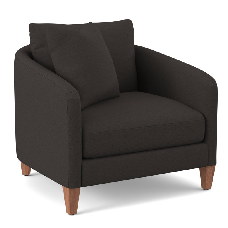 Fauteuil en polyester de 38 po de largeur, Microfibre Gipsy Graphite Performance