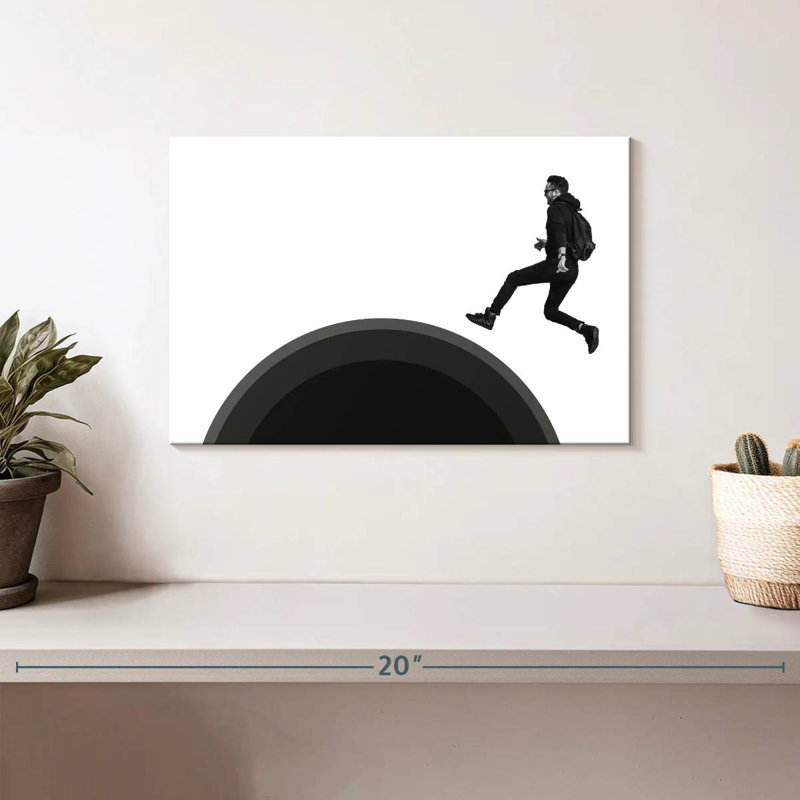 Leisha Running Late, 8" H x 12" W