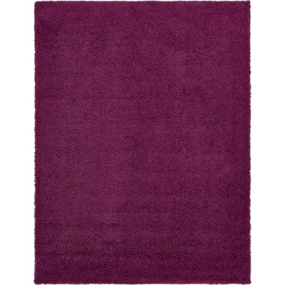 Tapis mauve aubergine Capwell