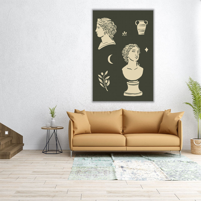Statuary Collective I - reproduction d'art sur toile, H 18 po x l 12 po