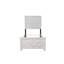 Lit simple de style moderne DENVER en bois naturel