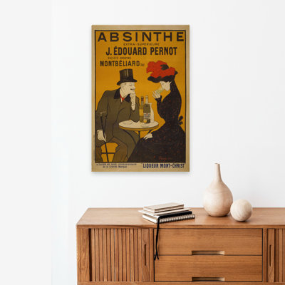 Absinthe Minimalist; Modern Landscape Modern Blue Sky Travel And Map Illustration