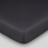 Percale 300 Thread Count Organic 100% Cotton Percale Fitted Sheet