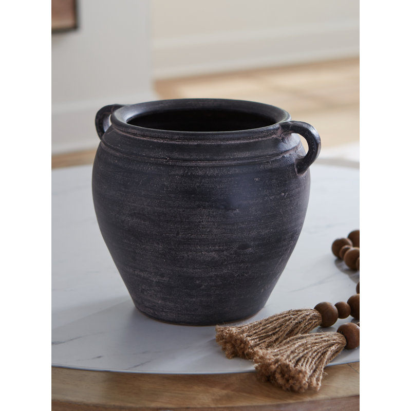 Vase Ashly, Noir