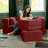 Shontae Zipline Convertible Compression Sleeper Loveseat, Ottomans & Pillows, Textured Microvelvet-73338527