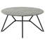 Table basse en ciment et bronze industriel | Idée de cadeau