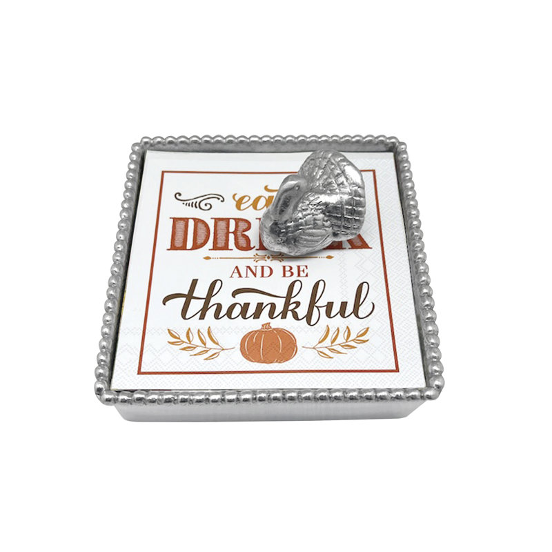 Festive Fall Metal Napkin Holder