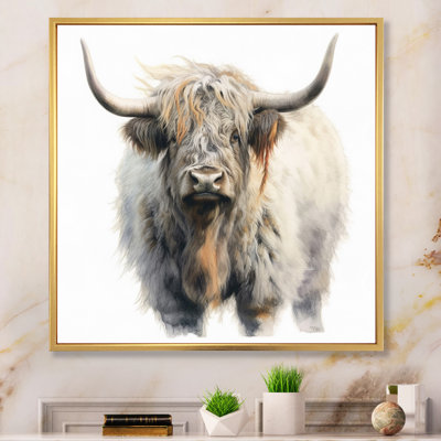 Wild Yak VI - Yaks Framed Wall Art