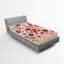 Drap-housse rustique Ambesonne_ Merveille de bois rougeâtre_ Rubis-95976701