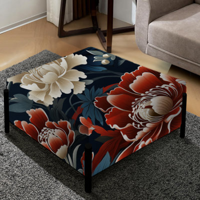 Dynastie Ming - grand repose-pieds carré chinois
