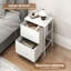 42cm W Metal Bedside Table