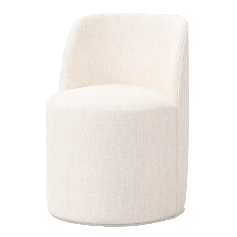 Barrel Upholstery Dining Chair, Beige