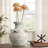 Rustic Textured Terracotta Vase with Four Handles-89893408