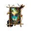 Brown Metal Storage Picture Frame