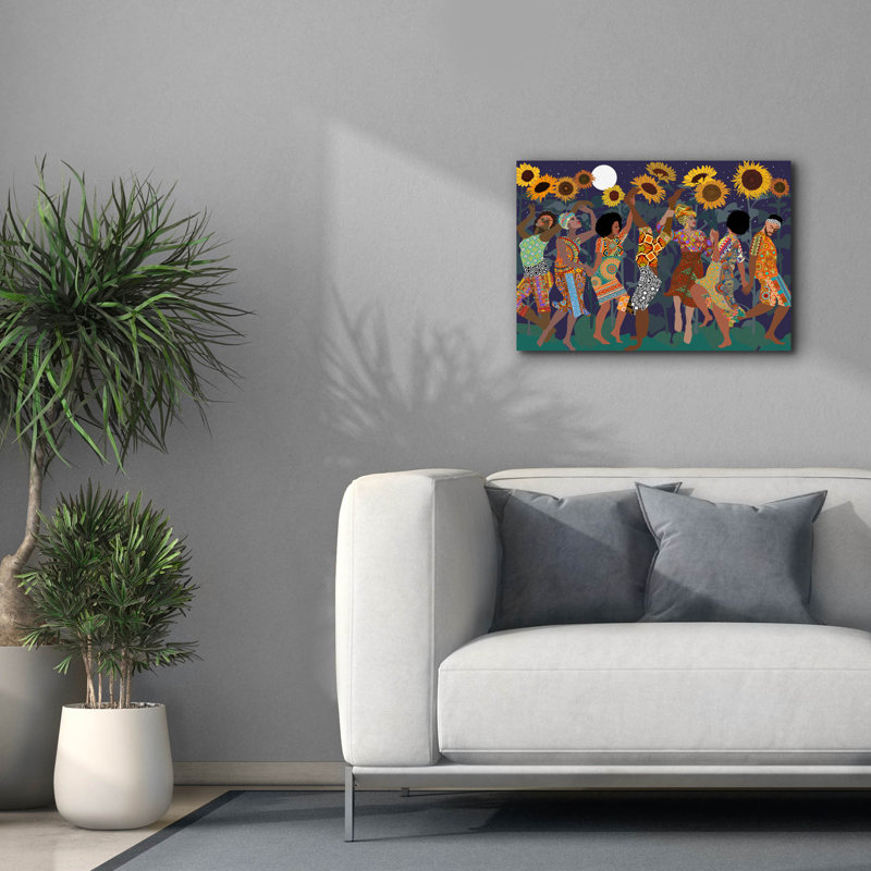 August Grove 'Dancing Under The Stars' by Art Licencing Studio Canvas Wall Art, 26" x 18", H 18 po x l 26 po x P 0,75 po