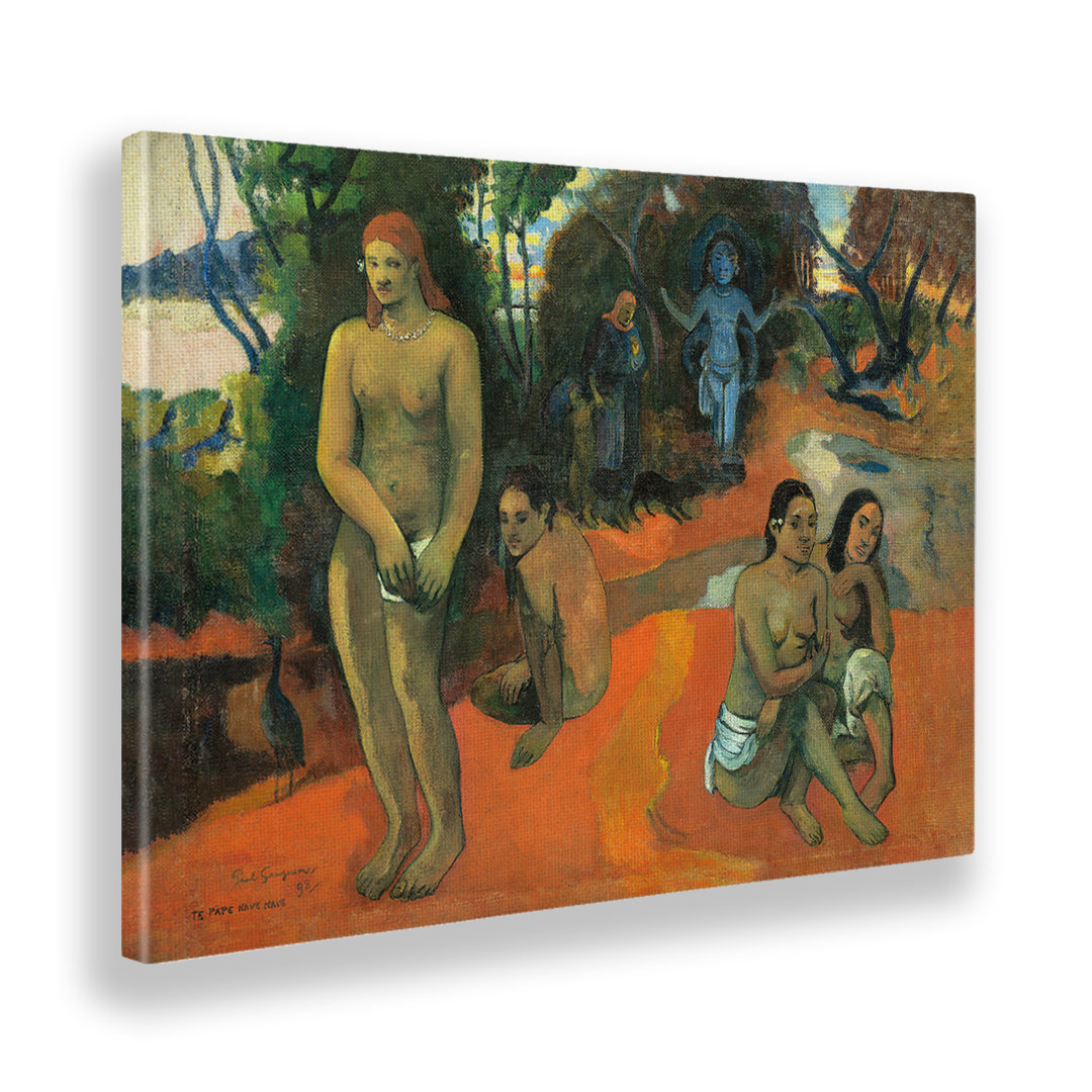 Wandbild Delicious waters von Paul Gauguin