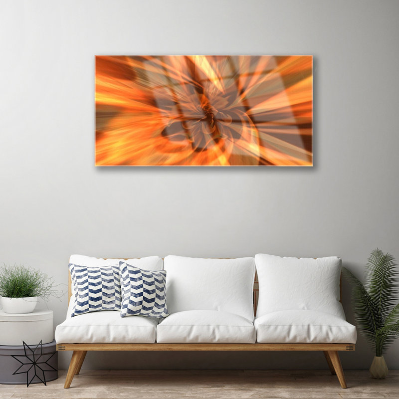 Art Abstract - No Frame Print on Glass