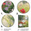 Fleurs rouges dans les bois verts - salon d'art mural forêt-1382450804-1382450802