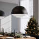 Modern Tiers Single Light Metal Dimmable LED Pendant