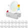 4” Ultra Slim Selectable CCT New Construction IC LED Canless Recessed Lighting Kit