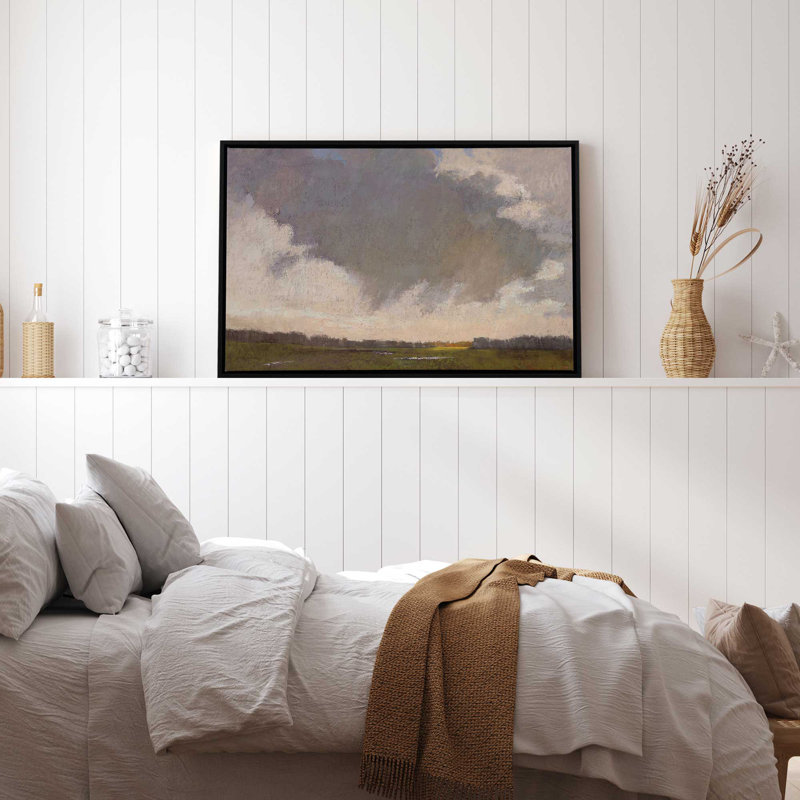 «Sky's Affection», reproduction sur toile, H 10 po x l 14 po x P 1,75 po, Cadre flottant noir satiné
