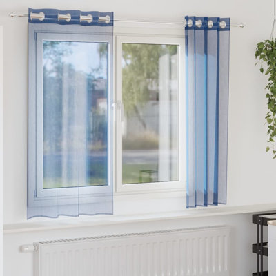 Fabric Room Darkening No Curtain Header Type Sliding Panel Pair