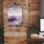 «Midnight At The Lake II Amethyst Grey Crop» par Mike Schick, estampe numérique sur toile-87888002
