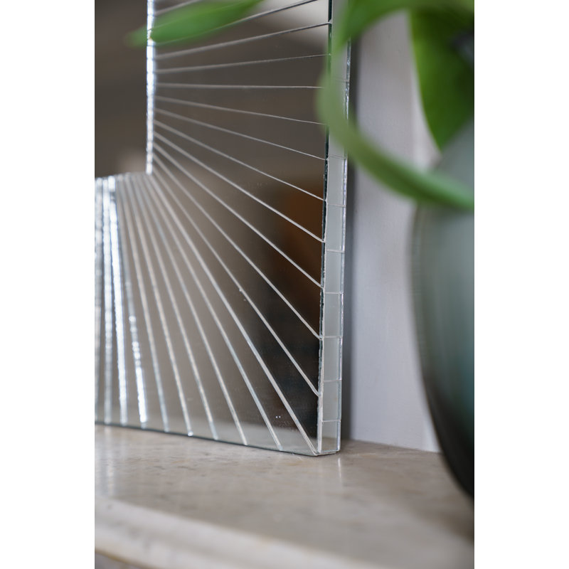 Chriopher Flat Wall Mirror, Turquiose, 140cm H x 70cm W