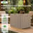 30-gallon Resin Outdoor Storage Box, 2-in-1 Patio Furniture Side Table, Waterproof Deck Box, Suitable For Pool And Garden Accessories, Uv Resistant Lockable Lid, Light Brown.-125976808