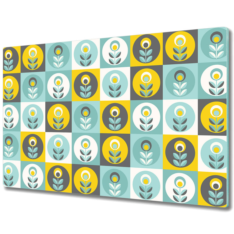 Perkin Tempered Glass Chopping Board, 52cm x 60cm