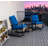 2 Piece Patio Rocking Chair Set (Blue)-1261916668