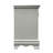 Grey 3-Drawer Nightstand