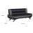 Lefter 78" Modern & Contemporary Faux Leather Sofa - Faux Leather Sofa, Reversible Cushions, Round Arms Style  -2088048865