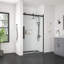 Porte de douche à fermeture douce sans cadre 46 po à 48 po x 78,75 po OVE Decors Bel-98614975