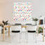 Cheerful Holiday Pattern Colorful Abstract Contemporary Christmas Tree Winter Landscape Wall Art Print 1 Piece Wrapped Canvas Wall Art-1327565461