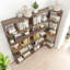 Bibliothèque d'angle peu encombrante de 90 cm + bibliothèque extensible de 80 cm, ensemble de 2 tablettes, meubles combinés et assortis-790758888
