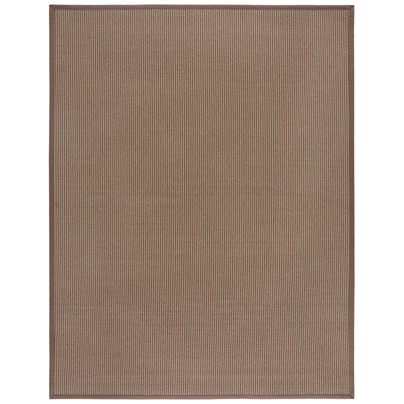 Tapis intérieur / extérieur en marbre / brun Moda Faux Sisal 102, Rectangulaire 8 pi x 10 pi